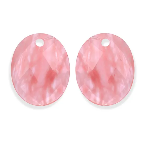 Sparkling Jewels Pandantive ovale pentru cercei din cuarț EAGEM25-RO