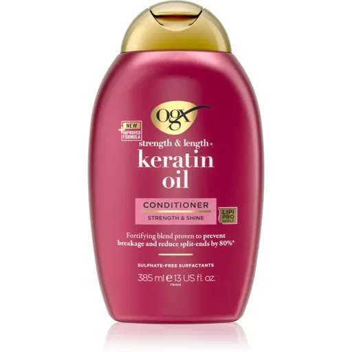 OGX Keratin Oil balsam pentru indreptare cu keratina si ulei de argan 385 ml