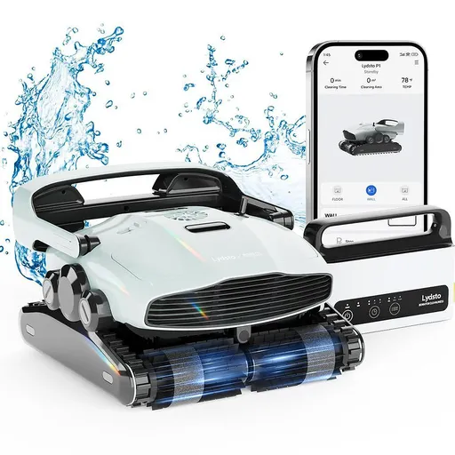 Robot curatare piscine Xiaomi Lydsto P1, 150W, SMART, Pana la 180 m², 3 L, 3 perii, Timer, Alb