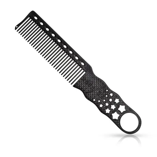 Pieptene frizerie/coafor - Y.S/PARK -  280 - Negru