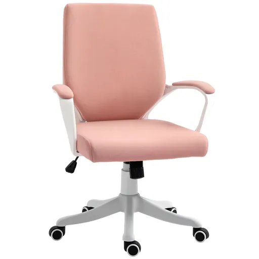 Vinsetto Scaun de birou Scaun de birou Home-Office Scaun cu funcție de balans Spătar reglabil înălțime gros și confortabil ergonomic Roți pivotante 36