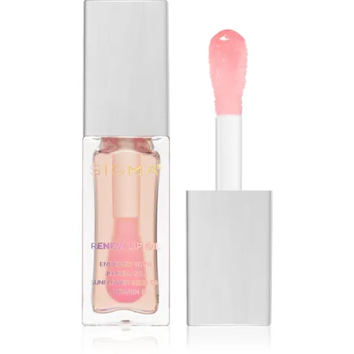 Sigma Beauty Renew Lip Oil ulei pentru buze ofera hidratare si stralucire culoare Hush 5,2 g
