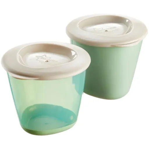 Tommee Tippee Pop-ups caserole pentru păstrarea alimentelor 2x110 ml
