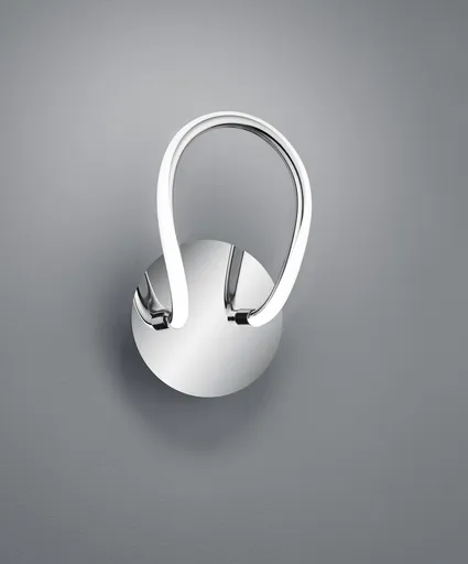 Aplica de perete Bologna, RL, 15x26 cm, 11.5W, 1x SMD LED, metal, argintiu