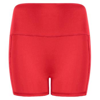 Tombo Dámske elastické športové šortky s vysokým pásom - Korálová | XXL/XXXL