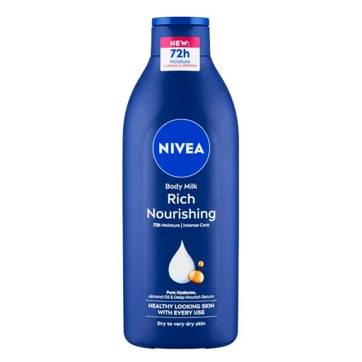 Nivea Lapte de corp nutritiv pentru pielea uscată până la foarte uscată ( Body Milk) 625 ml
