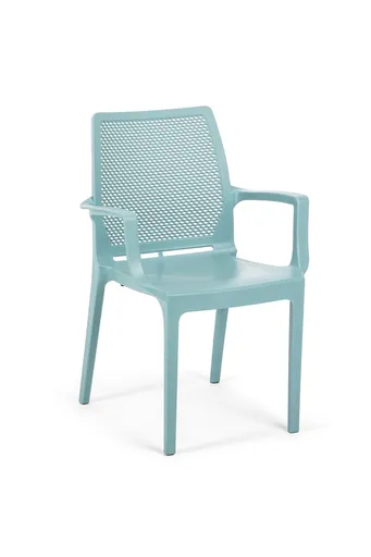 Scaun, Hanah Home, Icon, 57x85x53 cm, Albastru