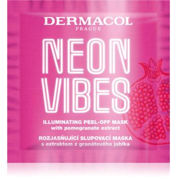 Dermacol Neon Vibes mască revigorantă pentru iluminare instantanee 8 ml