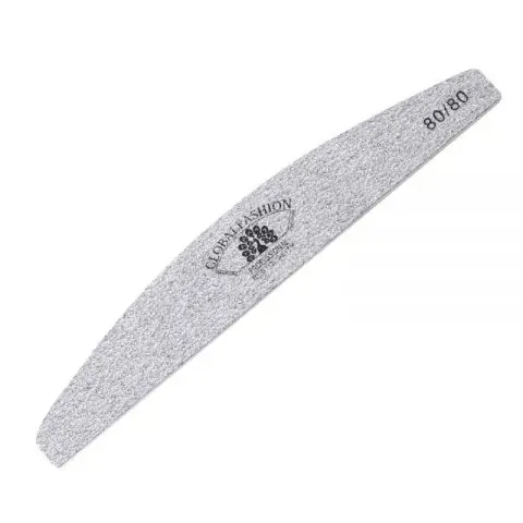 Pila Unghii G11 Semiluna 80/80 - Gri