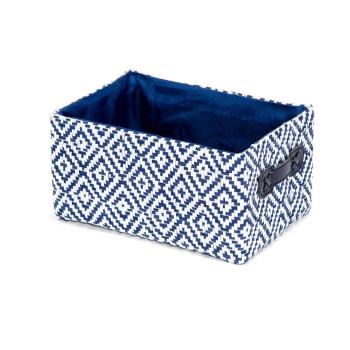 Fürdőszobai textil tárolókosár 23,5x16x12 cm Enzo – Compactor