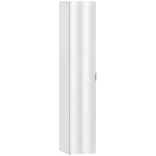 HOMCOM Dulap de Baie Suspendat, Colona de Baie cu 5 Niveluri și Rafturi Reglabile, Închidere Amortizată Soft Close, Dulap Salvaspațiu Modern, 30x31.5x