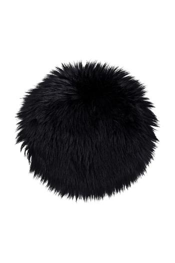 Podložka na stoličku House Nordic Lambskin Seat Artificial čierna farba
