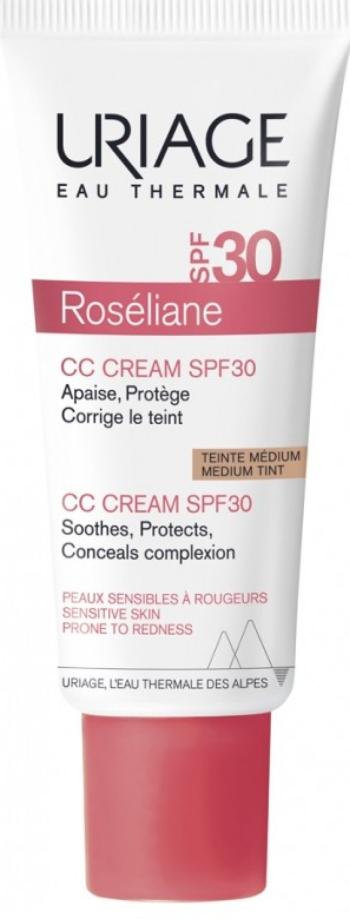 Uriage CC cremă pentru piele sensibilă predispusă la înroșire SPF 30 Roséliane (CC Cream SPF 30) 40 ml