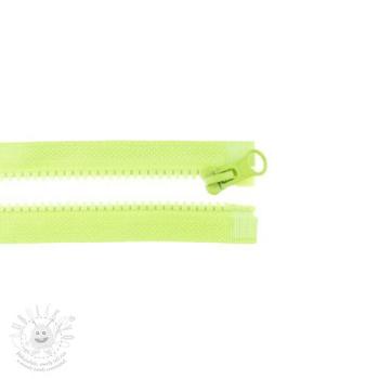 Zip dělitelný 65 cm lime