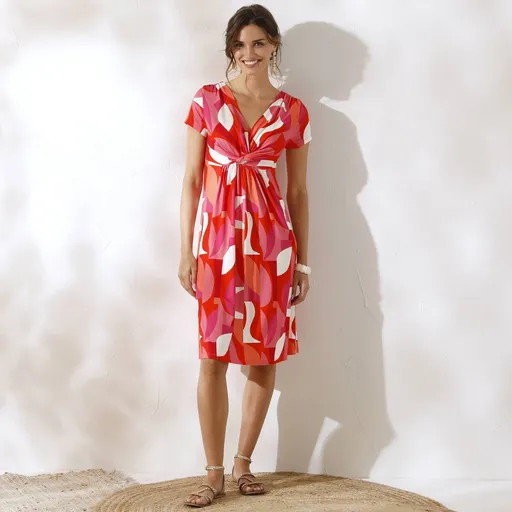 Rochie scurtă cu imprimeu