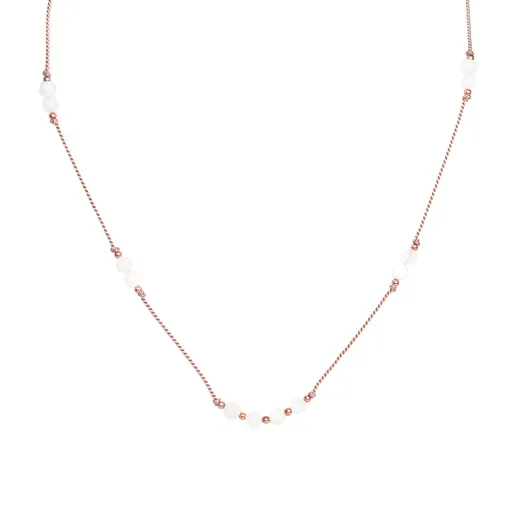 Agato Colier șnur cu piatră de lună HE34K3RG-LP