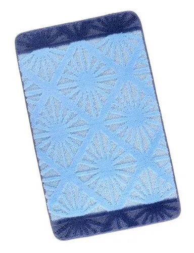 Bellatex Covora de baie Bany Paprsek albastru, 60x 100 cm