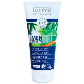 Lavera Men Sensitiv tusfürdő gél 3 az 1-ben 200 ml