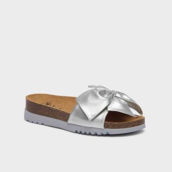 Scholl Pantofle Bowy 2.0 strieborná, veľ. 41, 41 EU
