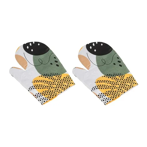 Mănușă de bucătărie Bellatex Pietre bej, 28 x 18 cm, 2 buc