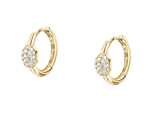 Morellato Inele placate cu aur cu zirconi cubici Pave` SAZB17