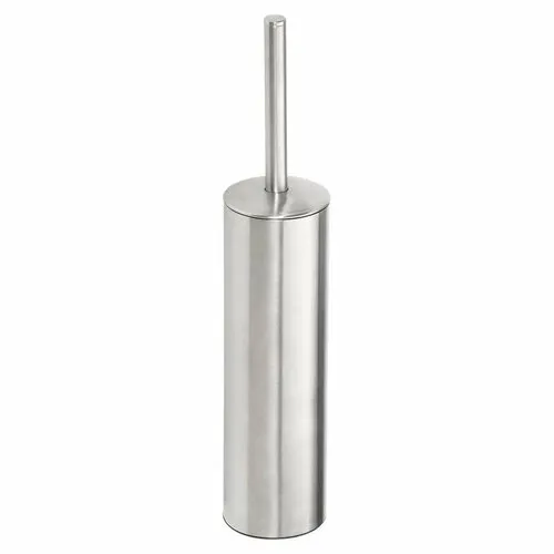 Perie de toaletă SAPHO XS300 X-Steel neagrămontat pe perete/în picioare, din inox periat