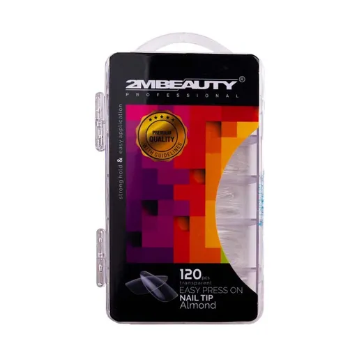 Tips 2M Easy Press On Nail - Almond - 120 buc.