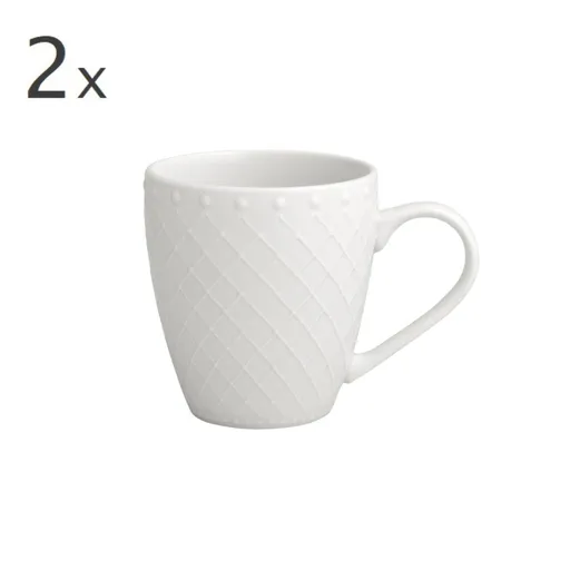 Set 2 cani, Burlesque, Brandani, 9.5x10.5 cm, portelan