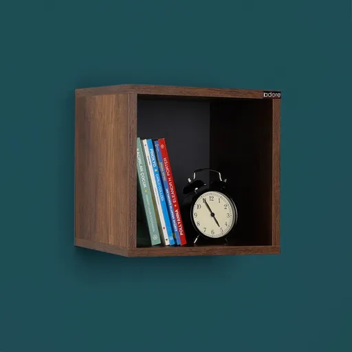 Raft de perete, Hanah Home, Raf-033-Oo-1, 33x33x19 cm, Oslo / Nuc