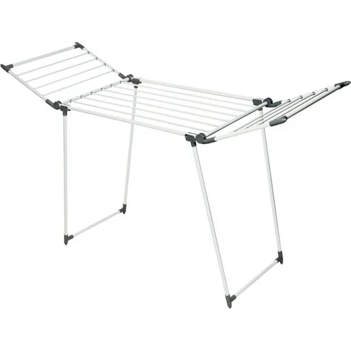 Uscător de rufe din metal, 175 x 60 x 107 cm, alb