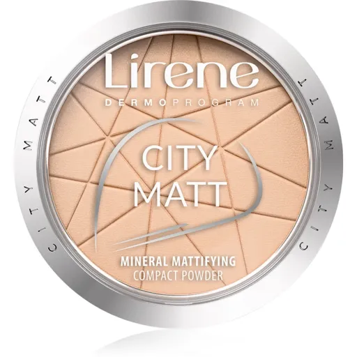 Lirene City Matt pudra matuire culoare 02 Natural 9 g