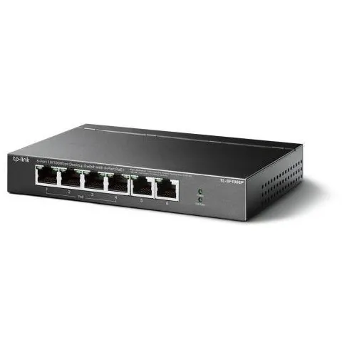 TPL 6PORT 10/100 DESKTOP 4P PoE Switch TP-LINK TL-SF1006P