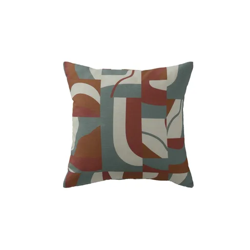 Set de 2 fețe de pernă cu imprimeu geometric