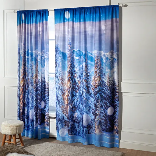 Perdea "Pădure de iarnă"