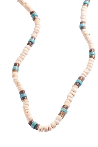 Marc Malone Colier pentru bărbați din mărgele cu turcoaz MCGN5081