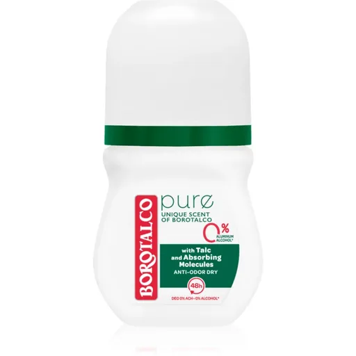 Borotalco Pure Original deodorant roll-on fără săruri de aluminiu 50 ml
