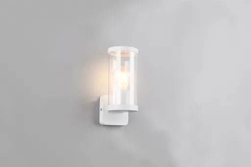 Aplica de perete pentru exterior Bonito, RL, 9.5x12x23 cm, 28W, 1x E27, aluminiu, alb mat