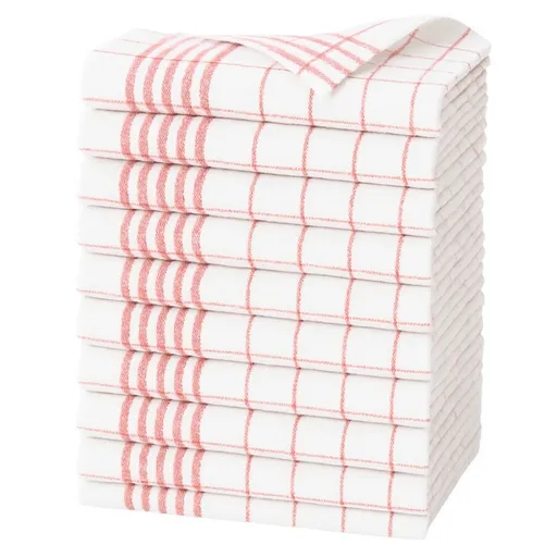 ARÔME HOME Șervețel de bucătărie roșu, 50 x 70 cm,set de 10 bucăți, roșu