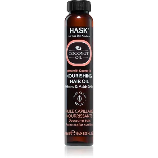 HASK Monoi Coconut Oil Ulei de infrumusetare pentru un par stralucitor si catifelat 18 ml