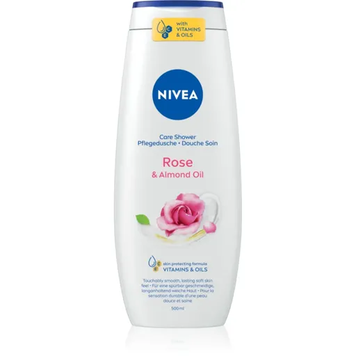 NIVEA Rose & Almond Oil gel de duș 500 ml