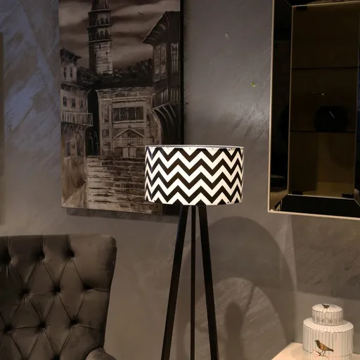 Lampadar, Opviq, 780SGN4443, Alb/Negru