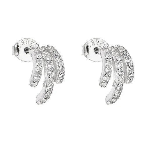 Evolution Group - Pavona Cercei eleganți din argint cu zirconi 11146.1