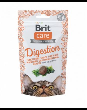 BRIT Care Cat Snack Digestion recompense pentru pisici, digestie sanatoasa 50 g