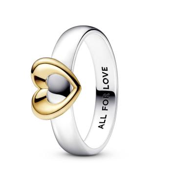 Pandora Inel romantic Inimioară glisantă Shine 162504C00 54 mm