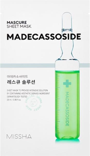 Missha Mască de față calmantă Mascure Madecassoside (Sheet Mask) 28 ml