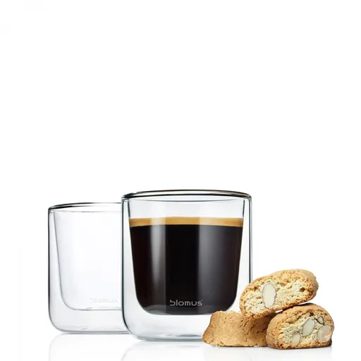 Set 2 buc. căni termice pentru cafea/aperitiv NERO - Blomus