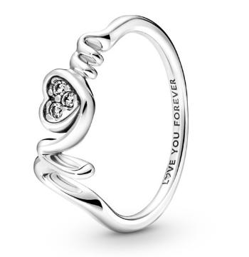 Pandora Inel fermecător din argint pentru mama 191149C01 54 mm