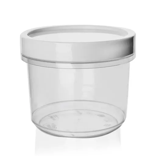 Borcan ALB diametru 13 cm