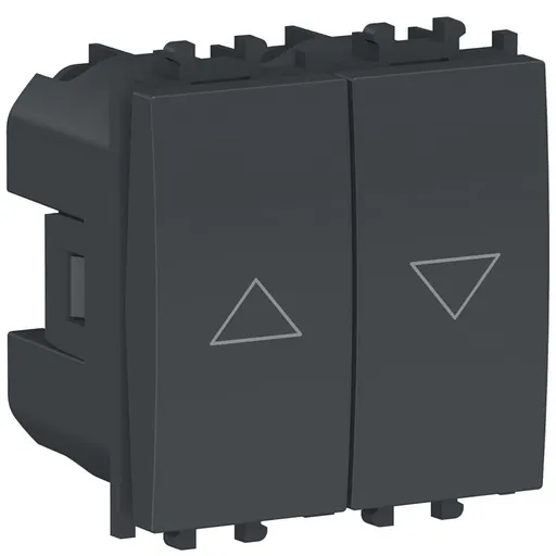 Intrerupator jaluzele 2 module Schneider Easy Styl LMR0712003, negru
