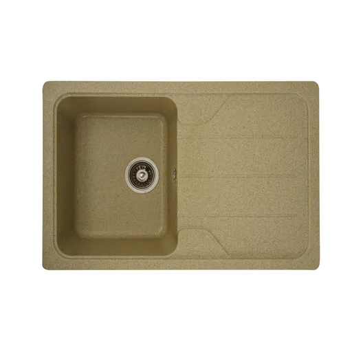 Chiuveta din Compozit de Granit pentru Bucatarie Elefant Premium 7850 Verona Bej 775 x 495 mm